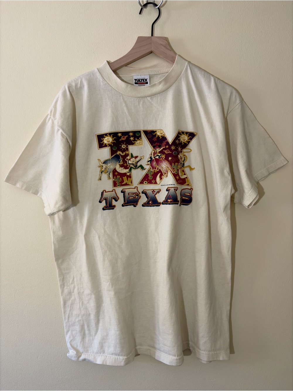 Vintage Texas Geographical Graphic Tultex T-Shirt